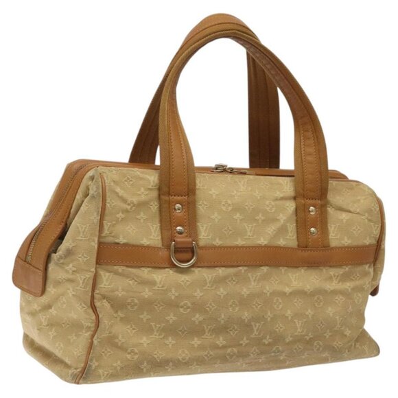 LOUIS VUITTON Monogram Mini Josephine GM Hand Bag Beige M92310 LV Auth BD924 - Picture 1 of 16